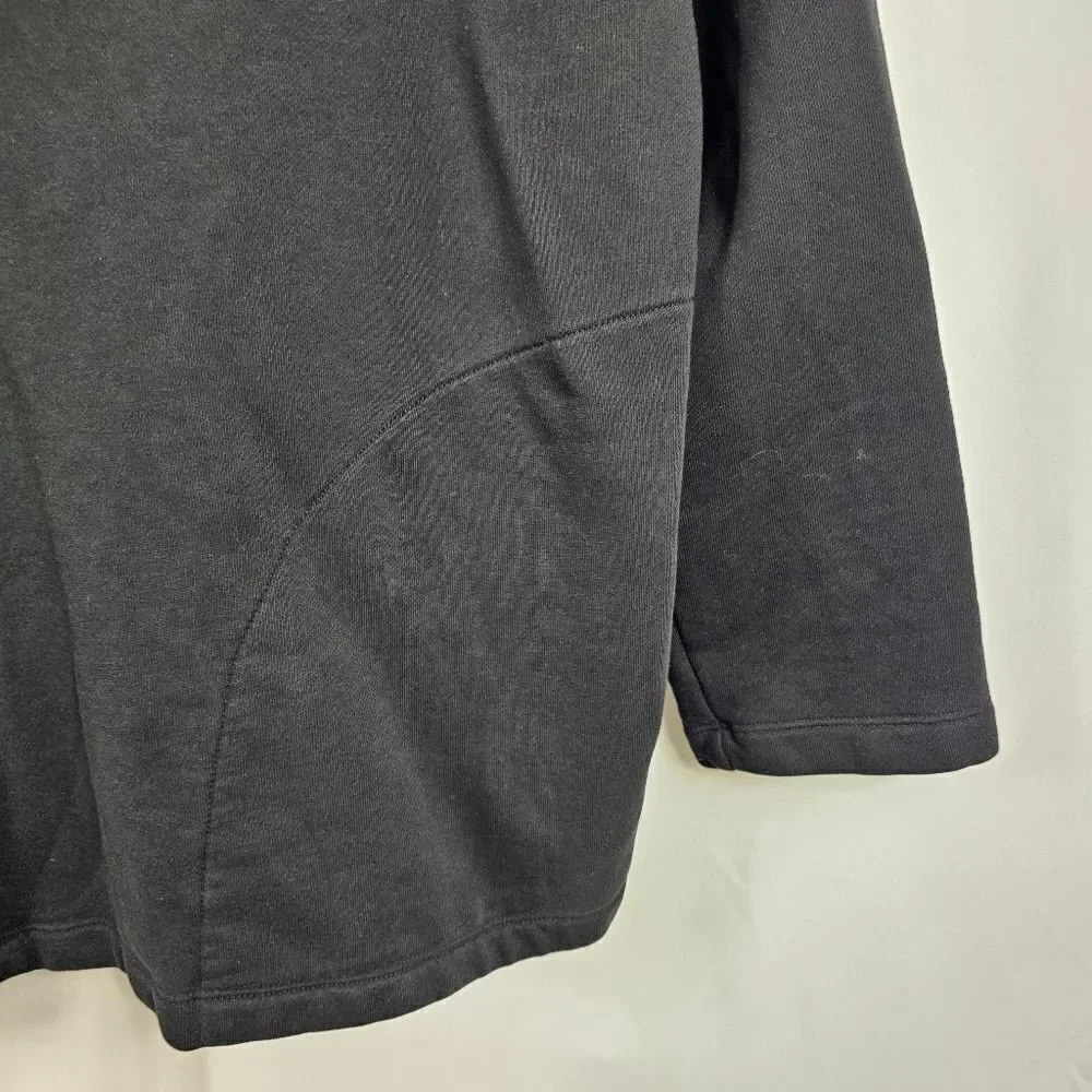 Outdoor Voices Oversized Pullover Hoodie Sweatshirt in Black - Size M